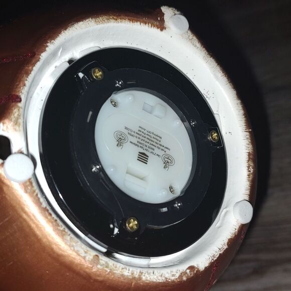 Home Reflections Reindeer Ornament Luminary Flameless Multi Color Candle - Picture 7 of 13